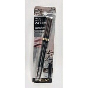 L'Oreal Paris Brow Stylist Definer Ultra Fine Tip #396 BRUNETTE Double Pack